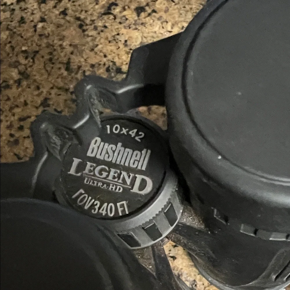 Bushnell Black Binoculars with Case - Picture 2 of 3